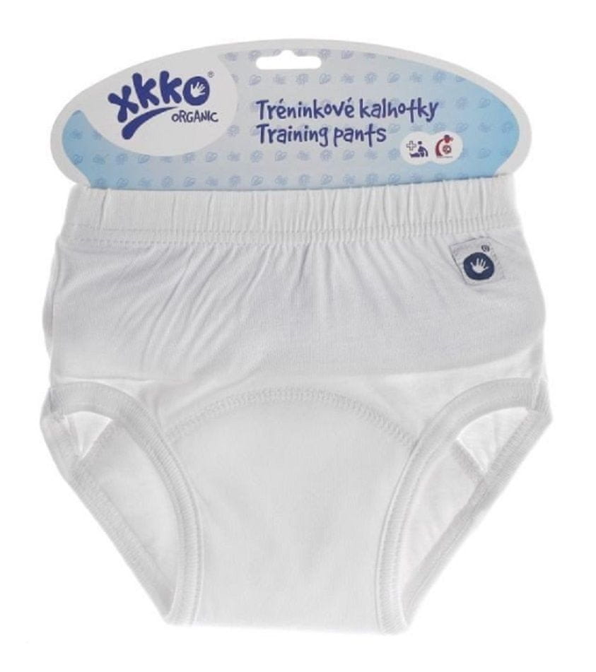 XKKO Tréningové nohavičky Organic biela L
